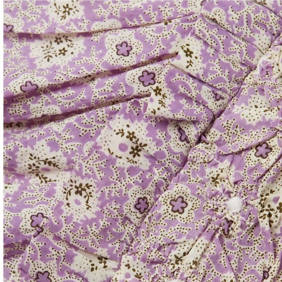 NWT Sea New York Purple Floral Smocked Ida Dress - Picture 3 of 6